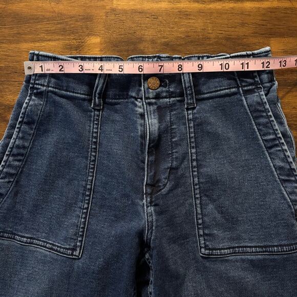 J Crew Women’s 26 Jeans Utility Jogger Signature Stretch Denim High Rise - Picture 10 of 12